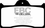 EBC Brakes Redstuff Ceramic Brake Pads thumbnail 2
