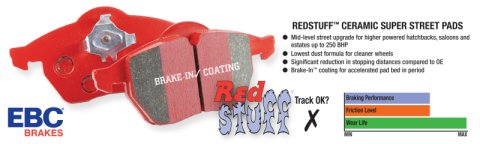 EBC Brakes Redstuff Ceramic Brake Pads thumbnail 4