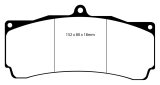 EBC Brakes Yellowstuff Performance Brake Pads thumbnail 1