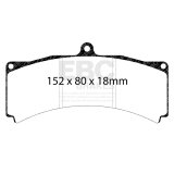 EBC Brakes Yellowstuff Performance Brake Pads thumbnail 4