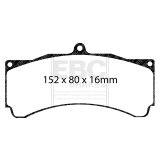 EBC Brakes Yellowstuff Performance Brake Pads thumbnail 3