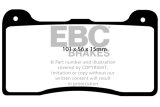 EBC Brakes Yellowstuff Performance Brake Pads thumbnail 4