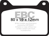 EBC Brakes Yellowstuff Performance Brake Pads thumbnail 1