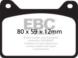 EBC Brakes Yellowstuff Performance Brake Pads thumbnail 2