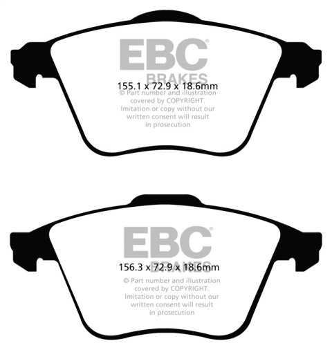 EBC Brakes Bluestuff Street and Track Day Brake Pads thumbnail 1