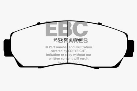 EBC Brakes Bluestuff Street and Track Day Brake Pads thumbnail 3