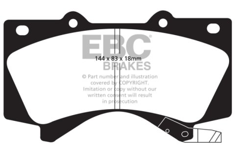 EBC Brakes Bluestuff Street and Track Day Brake Pads thumbnail 4