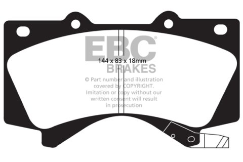 EBC Brakes Bluestuff Street and Track Day Brake Pads thumbnail 5