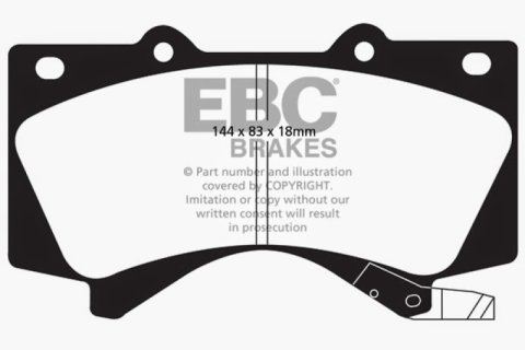 EBC Brakes Bluestuff Street and Track Day Brake Pads thumbnail 6