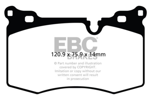 EBC Brakes Bluestuff Street and Track Day Brake Pads thumbnail 4
