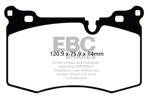 EBC Brakes Bluestuff Street and Track Day Brake Pads thumbnail 6