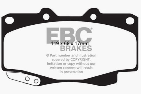 EBC Brakes Bluestuff Street and Track Day Brake Pads thumbnail 3