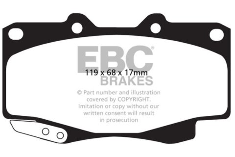EBC Brakes Bluestuff Street and Track Day Brake Pads thumbnail 5