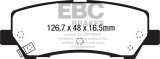 EBC brake Ultimax2 brake Pads thumbnail 5