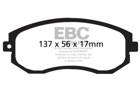 EBC 2012+ Subaru BRZ/FRS/86 2.0L Bluestuff Front Brake Pads thumbnail 4