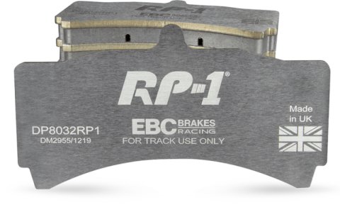 EBC Racing 1996 Lotus Elise (Series 1-3) RP-1 Race Front Brake Pads thumbnail 3