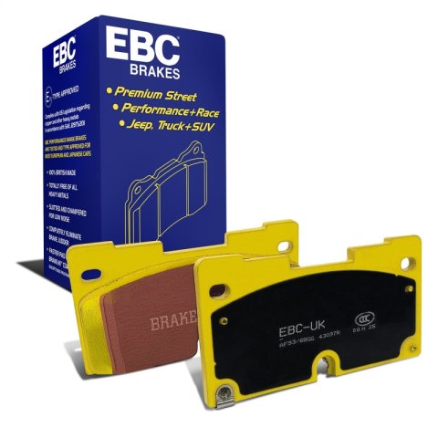 EBC 2019+ Chevrolet Silverado 1500 (2WD) Yellowstuff Front Brake Pads thumbnail 1