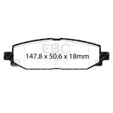 EBC 2018+ Jeep Wrangler (JL) Ultimax Rear Brake Pads thumbnail 1