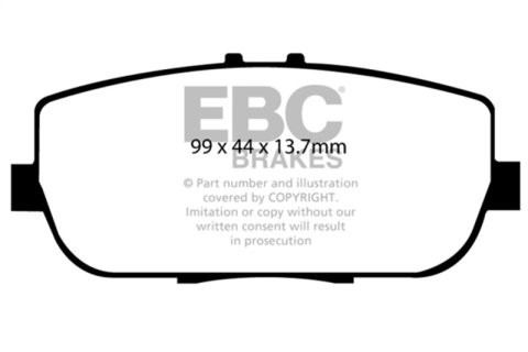 EBC 16-21 Fiat 124 Spider 1.4T Bluestuff Rear Brake Pads thumbnail 6