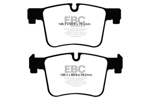 EBC 11-17 BMW X3 F25 2.0T Bluestuff Front Brake Pads thumbnail 7