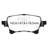 EBC 2019+ Jeep Gladiator 3.6L Ultimax Rear Brake Pads thumbnail 3