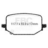 EBC 2019+ Ford Explorer ST 3.0TT Greenstuff Rear Brake Pads thumbnail 8