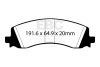 EBC 2020+ Ram 2500 HD 6.4L Greenstuff Rear Brake Pads thumbnail 9
