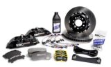 EBC Racing 12-19 BMW 3-Series (F30/F31/F34) Black Apollo-4 Calipers 330mm Rotors Front Big Brake Kit thumbnail 6