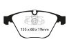 EBC Racing 11-12 BMW 1M Coupe (E82) 3.0TT SR-21 Sintered Race Front Brake Pads thumbnail 4