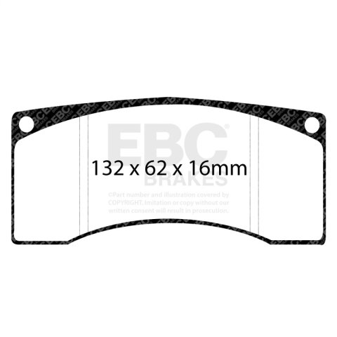 EBC Racing Alcon B-Type SR-11 Sintered Race Brake Pads thumbnail 1