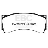 EBC Racing Alcon CAR89 SR-21 Sintered Race Brake Pads thumbnail 1