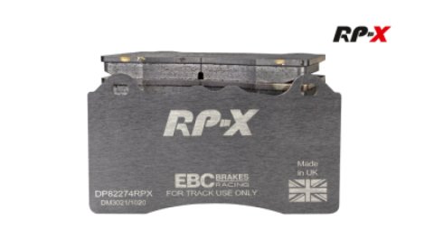EBC Racing 2021+ BMW M3/M4 (G80/G82/G83) / 2023+ BMW M2 (G97) RP-X Rear Brake Pads thumbnail 2