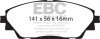 EBC 2020+ Mazda CX-30 2.5L Greenstuff Front Brake Pads thumbnail 8