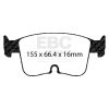 EBC 2022+ Audi A3 2.0T (40) Redstuff Front Brake Pads thumbnail 7