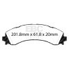 EBC 2019+ Ram 3500 6.4L Extra Duty Rear Brake Pads thumbnail 8
