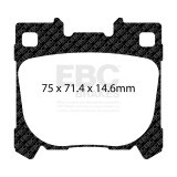 EBC Racing 2020+ Toyota GR Yaris Rear RP-1 Race Brake Pads thumbnail 3