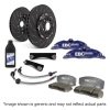 EBC Racing 04-09 Volkswagen GTI (Mk5) Blue Apollo-4 Calipers 330mm Rotors Front Big Brake Kit thumbnail 5