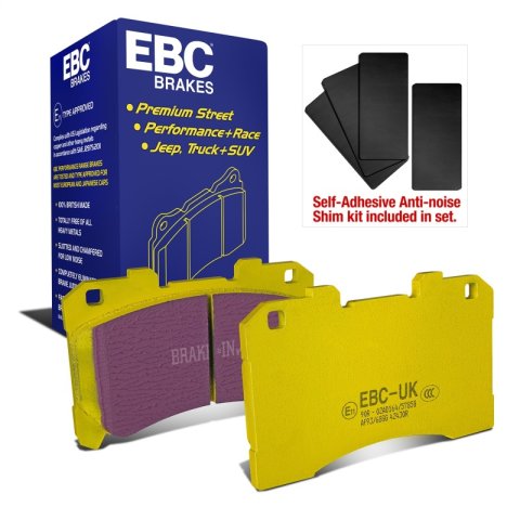 EBC 2023+ Toyota GR Corolla Yellowstuff Front Brake Pads thumbnail 1