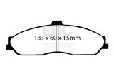 EBC Racing 05-09 Chevrolet Corvette (C6) Z51 SR-21 Sintered Race Front Brake Pads thumbnail 1