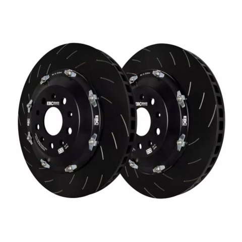 EBC Racing 2020+ Chevrolet Corvette Stingray 6.2L (w/Z51 Perf Package) 2 Piece SG Racing Rear Rotors thumbnail 1