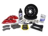 EBC Racing 01-13 Mini Cooper S R53/R56 1.6L Black Apollo-4 Calipers 330mm Rotors Front BBK thumbnail 8