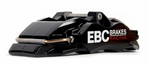 EBC Racing 13-22 Volkswagen Golf GTI MK7/MK8 2.0T Black Apollo-6 Front Left Caliper thumbnail 4