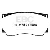 EBC Racing Alcon TPCCAR20 (4420) D61 SR-11 Sintered Race Brake Pads thumbnail 1