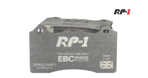 EBC Racing 2019+ BMW Z4 G29 / 2020+ Toyota GR Supra 2.0T RP-1 Race Front Brake Pads thumbnail 5