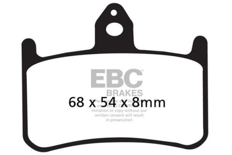 EBC 94-95 Honda RVF 750 RR RC 45 Front Left/Right FA-SFA-X Brake Pads thumbnail 1