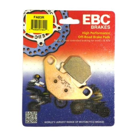 EBC R Series Sintered Brake Pads FA83R Pads, Powersport, Series, Copper Alloy, Set thumbnail 1
