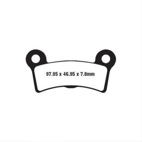 EBC 09-13 Harley Davidson Trike FLHTCUTG Tri Glide Ultra Classic Rear Right Sintered HH Brake Pads thumbnail 1