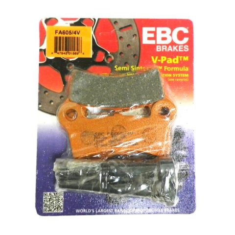 EBC 09-13 H-D Trike FLHTCUTG Tri Glide Ultra Classic Rear Right Semi-Sintered V Brake Pads thumbnail 2