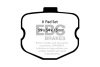 EBC Racing 06-13 Chevrolet Corvette Z06 (C6 w/Multi-Pad System) SR-11 Sintered Race Rear Brake Pads thumbnail 4