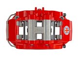 EBC Racing 08-21 Nissan 370Z Red Apollo-6 Calipers 355mm Rotors Front Big Brake Kit thumbnail 1